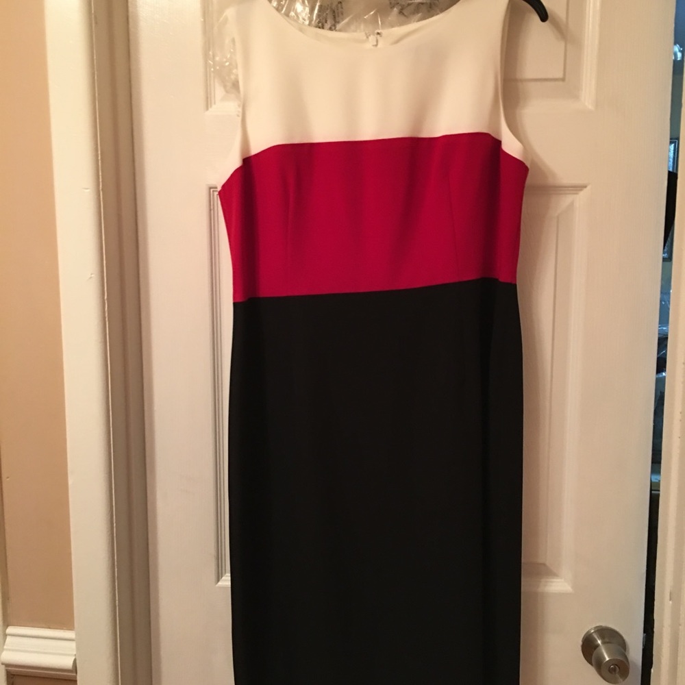 Color block dress perfect for holidays - Picture 2 of 3